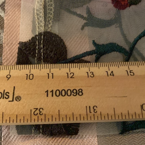 K-TOO Los Angeles Floral Sheer Pants size L - Picture 11 of 12